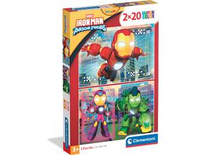 Παζλ Clementoni "Iron Man and His Awsome Friends" 2x20 κομμάτια