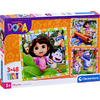 Παζλ Clementoni "Dora" 3x48 κομμάτια