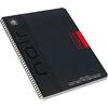 Τετράδιο σπιράλ Typotrust Noir A4 2 θεμάτων 120 σελίδες (διάφορα χρώματα)