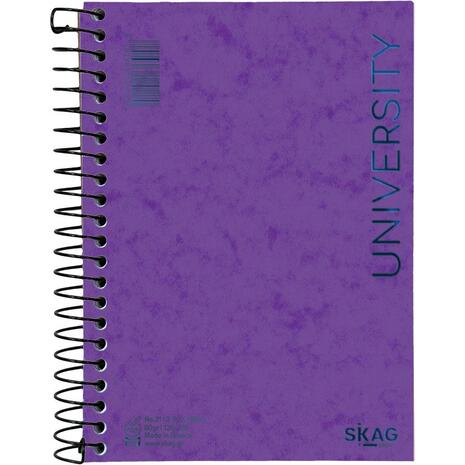 Μπλοκ σημειώσεων σπιράλ Skag University No.31 3 Θεμάτων ριγέ 126x178mm 80gr (120210) - Ανακάλυψε Μπλοκ - Σημειωματάρια για να καταγράφεις τις πολύτιμες σημειώσεις σου από το Oikonomou-shop.gr.