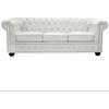 ΣΕΤ ΣΑΛΟΝΙ 2/ΘΕΣΙΟ & 3/ΘΕΣΙΟ & ΠΟΛΥΘΡΟΝΑ CHESTERFIELD ΛΕΥΚΟ ΜΑΤ