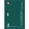 Τετράδιο σπιράλ Typotrust Academy A4 2 θεμάτων 120 σελίδες (διάφορα χρώματα)