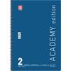 Τετράδιο σπιράλ Typotrust Academy A4 2 θεμάτων 120 σελίδες (διάφορα χρώματα)