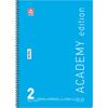 Τετράδιο σπιράλ Typotrust Academy A4 2 θεμάτων 120 σελίδες (διάφορα χρώματα)