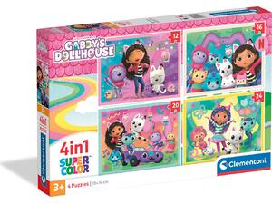 Παζλ Clementoni "Gabby's Dollhouse" 4in1