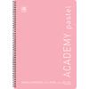 Τετράδιο σπιράλ Typotrust Academy Pastel A4 2 θεμάτων (διάφορα χρώματα)