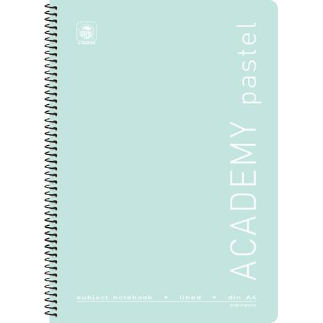 Τετράδιο σπιράλ Typotrust Academy Pastel A4 2 θεμάτων (διάφορα χρώματα)