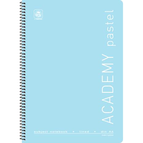 Τετράδιο σπιράλ Typotrust Academy Pastel A4 2 θεμάτων (διάφορα χρώματα)