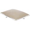 ΠΟΥΦ/ΜΑΞΙΛΑΡΑ ΘΑΛΑΣΣΗΣ ANSHU HM5808.01 ΜΠΕΖ ΜΕ UV PROTECTION 140x180 εκ.