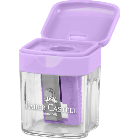 Ξύστρα Faber-Castell Mini Box (διάφορα χρώματα) (182801)