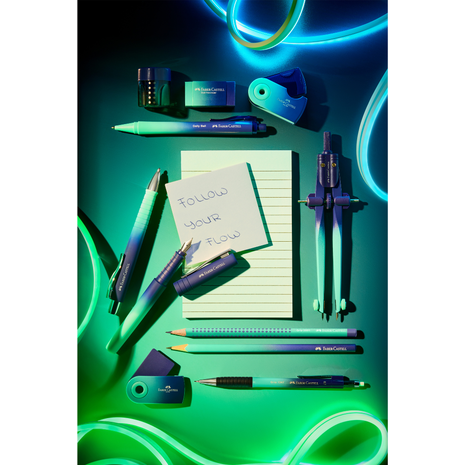 Στυλό Faber-Castell Daily Ball "Flow Edition" XB Buzzing Blue (140681)