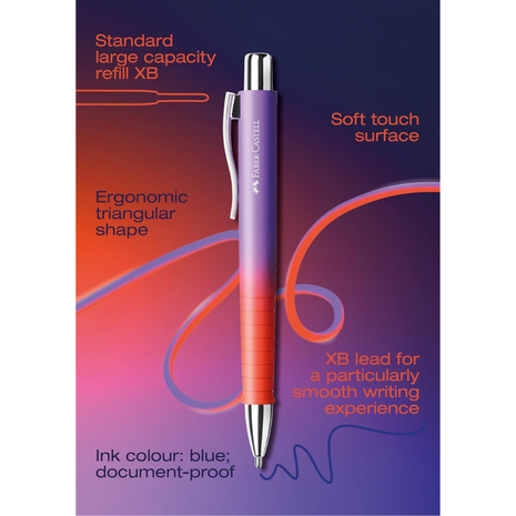 Στυλό Faber-Castell Poly Ball Urban "Flow Edition" XB Punchy Melon (241133)