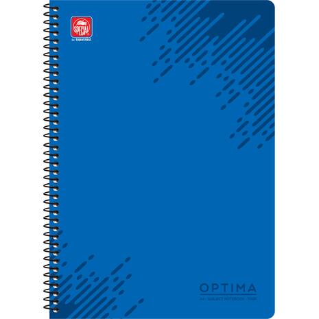 Τετράδιο σπιράλ Typotrust Optima A4 2 θεμάτων 120 σελίδες (διάφορα χρώματα)