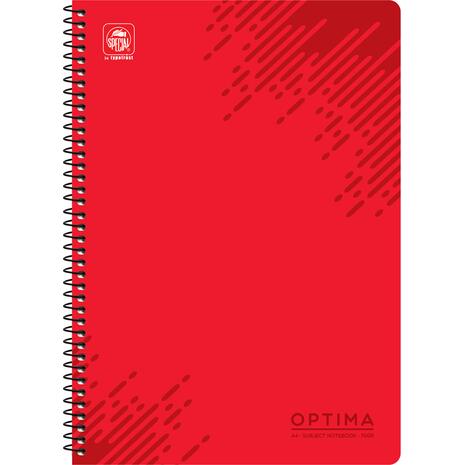 Τετράδιο σπιράλ Typotrust Optima A4 2 θεμάτων 120 σελίδες (διάφορα χρώματα)