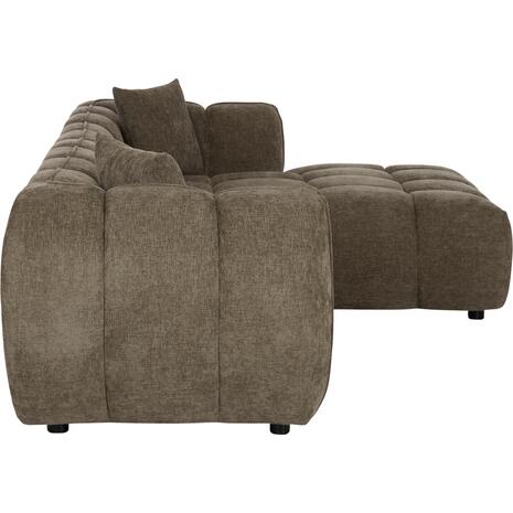 ΚΑΝΑΠΕΣ ΓΩΝΙΑ (ΔΕΞΙΑ) LYKKE HM3326.03R ΠΡΑΣΙΝΟ ΥΦΑΣΜΑ 280x89-165(η γωνία)x70Υεκ