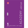 Τετράδιο σπιράλ Typotrust Academy A4 1 θέμα (διάφορα κλασικά χρώματα)