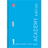Τετράδιο σπιράλ Typotrust Academy A4 1 θέμα (διάφορα κλασικά χρώματα)