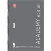 Τετράδιο σπιράλ Typotrust Academy A4 5 θεμάτων (διάφορα κλασικά χρώματα)