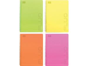 Τετράδιο σπιράλ Typotrust Fluo A4 1 Θέμα