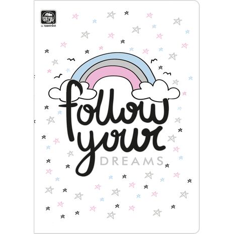 Τετράδιο καρφίτσα Typotrust Joy 17x25cm 40φύλλων διάφορα σχέδια (4174-01)