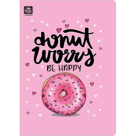 Τετράδιο καρφίτσα Typotrust Joy 17x25cm 40φύλλων διάφορα σχέδια (4174-01)