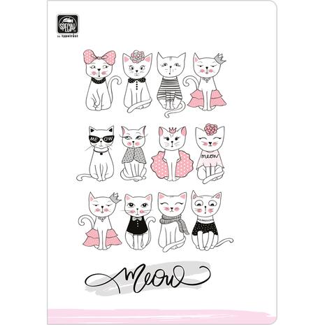 Τετράδιο καρφίτσα Typotrust Joy 17x25cm 40φύλλων διάφορα σχέδια (4174-01)