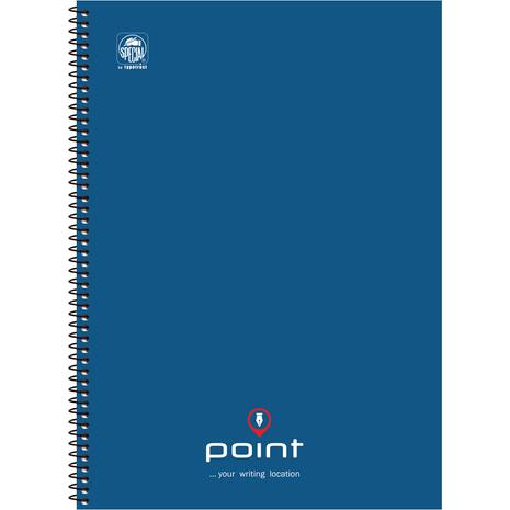 Τετράδιο σπιράλ Typotrust Point A4 3 θεμάτων διάφορα χρώματα (4543-21)
