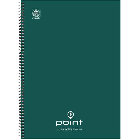 Τετράδιο σπιράλ Typotrust Point A4 3 θεμάτων διάφορα χρώματα (4543-21)