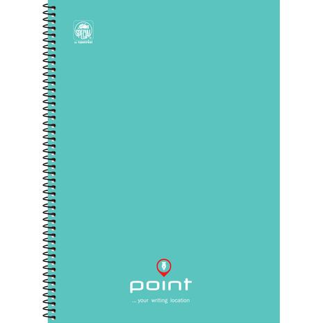 Τετράδιο σπιράλ Typotrust Point A4 3 θεμάτων διάφορα χρώματα (4543-21)