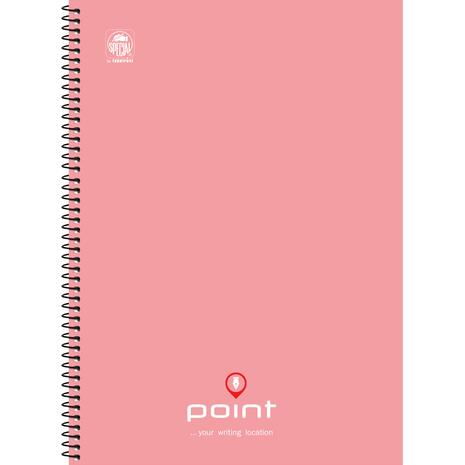 Τετράδιο σπιράλ Typotrust Point A4 3 θεμάτων διάφορα χρώματα (4543-21)