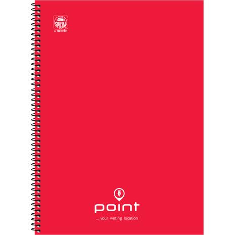 Τετράδιο σπιράλ Typotrust Point A4 3 θεμάτων διάφορα χρώματα (4543-21)