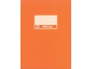 Τετράδιο βιβλιοδετημένο Special ΕΞΗΓΗΣΗ 17x25 Ριγέ Πορτοκαλί 80 φύλλα