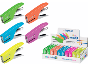 Συρραπτικό Χειρός Turikan Fluo mini No.64 10-15Φ διάφορα χρώματα