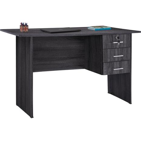 ΓΡΑΦΕΙΟ ΜΕ 3 ΣΥΡΤΑΡΙΑ HAYDEN HM2268.01 ΜΕΛΑΜΙΝΗ ΣΕ ΑΝΘΡΑΚΙ ΧΡΩΜΑ 120x60x75Υεκ
