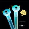 Στυλό διαρκείας BACK2FUN Shine Monster με καπάκι led 1.00mm