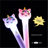 Στυλό διαρκείας BACK2FUN Shine Unicorn με καπάκι led 1.00mm (διάφορα σχέδια)