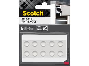 Προστατευτικά αυτοκόλλητα στοπ 3M SP91A58 Scotch Anti-Shock στρογγυλά διάφανα 10mm (12 τεμ)
