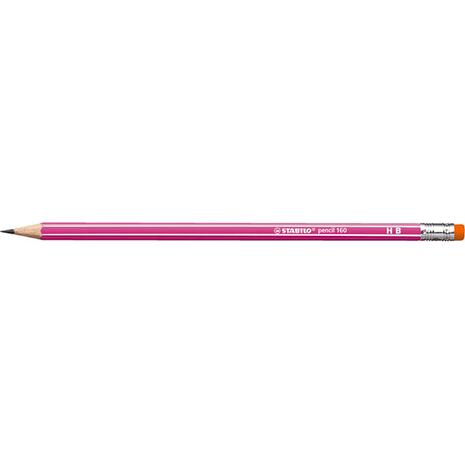 Μολύβι με γόμα Stabilo Pencil 2160/01-HB Pink