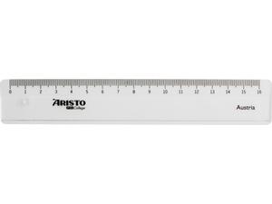 Χάρακας πλαστικός Aristo AR23017 16cm