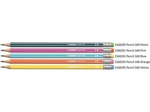 Μολύβι με γόμα Stabilo Pencil 2160 HΒ (διάφορα σχέδια)