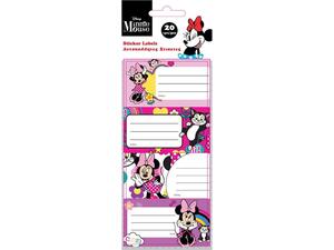 Σχολικές ετικέτες Minnie Mouse (συσκευασία 20 τεμαχίων)