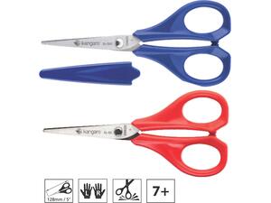 Ψαλίδι σχολικό KANGARO EL-50C Υ (13cm) με θήκη (διάφορα σχέδια)