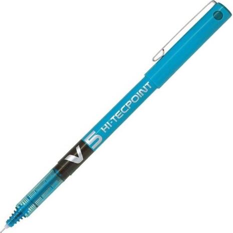 Μαρκαδόρος γραφής Pilot V5 Hi-Tecpoint υγρής μελάνης Fine 0.5mm Σιέλ (BX-V5LB)
