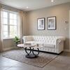 ΚΑΝΑΠΕΣ 3ΘΕΣΙΟΣ T.CHESTERFIELD HM3009.02 ΤΕΧΝΟΔΕΡΜΑ ΛΕΥΚΟ ΜΑΤ 208x90x73 εκ.