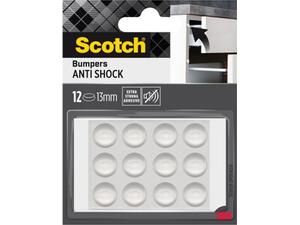 Προστατευτικά αυτοκόλλητα στοπ 3M SP91A57 Scotch Anti-Shock στρογγυλά διάφανα 8mm (16 τεμ)