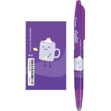 Στυλό Pilot Frixion Ball Sweet Paradise Purple Cocoa 0.7mm μπλε γραφή