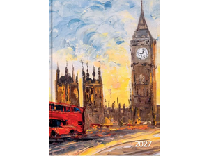 Ημερολόγιο ημερήσιο 2027 Contax Big Ben London σκληρόδετο 10x14cm - 56350