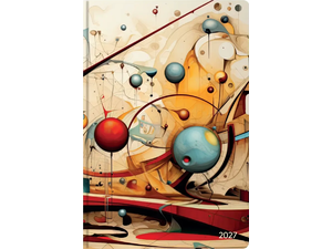Ημερολόγιο ημερήσιο 2027 Abstract Contax σκληρόδετο 14x21cm - 57729