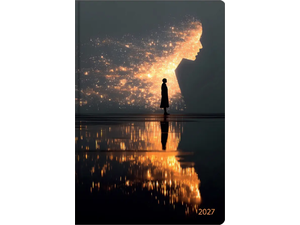 Ημερολόγιο ημερήσιο 2027 Romantic Girl Contax σκληρόδετο 14x21cm - 57650