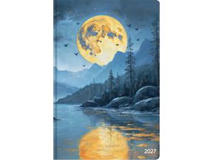 Ημερολόγιο ημερήσιο 2027 Contax Full Moon σκληρόδετο 14x21cm - 57613